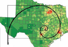 Fibonacci in de staat Texas