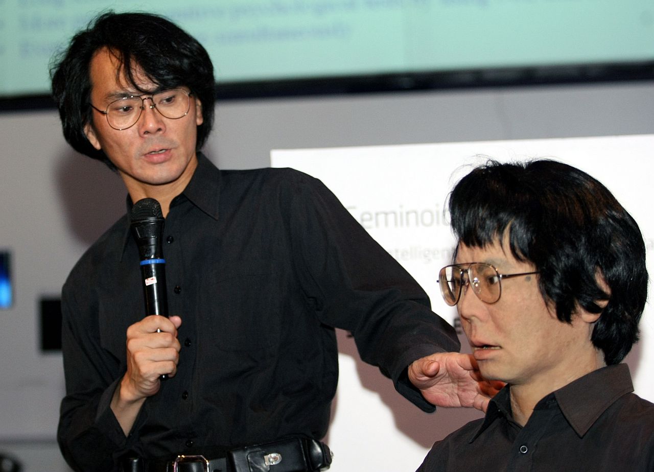 De Japanse professor Hiroshi Ishiguro