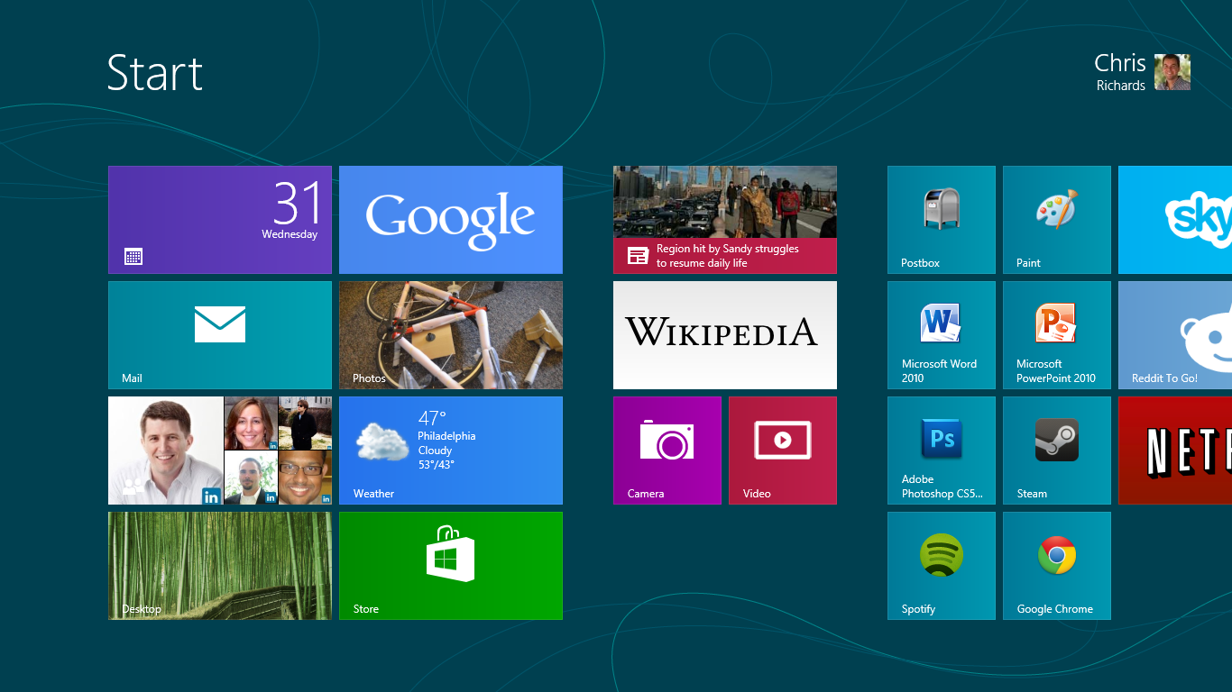 schermfoto Windows 8