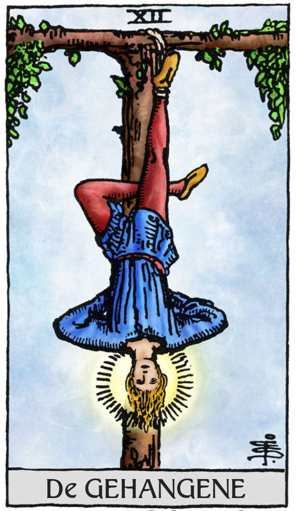 tarotkaart De Gehangene