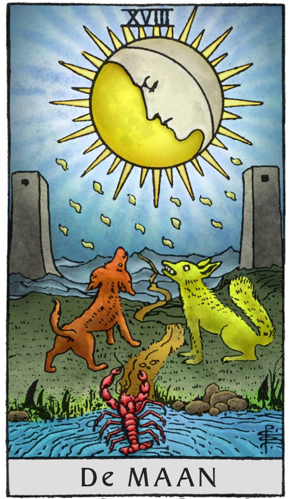 tarotkaart De Maan